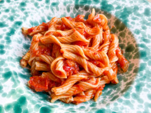 Pasta con il suo sugo alla ’nduja 