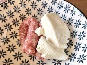 Crema di salsiccia e stracchino